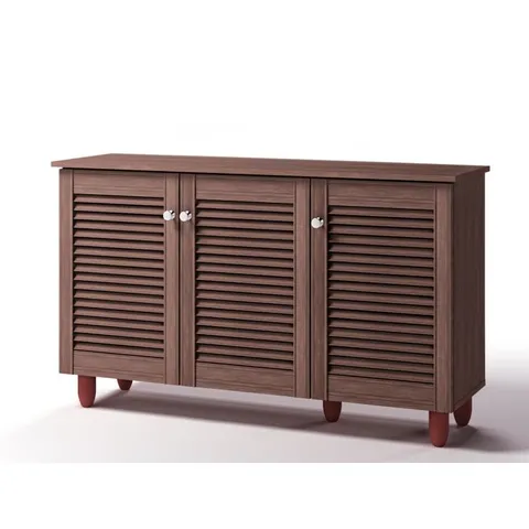 BOXED 3 DOOR SHOE CABINET
