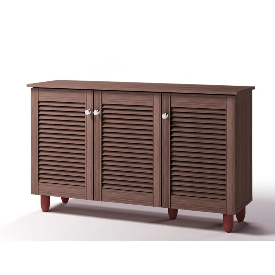 BOXED 3 DOOR SHOE CABINET