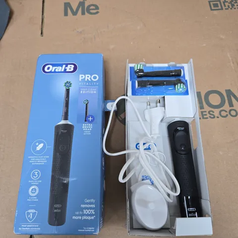 ORAL-B PRO VITALITY ELECTRIC TOOTHBRUSH BLACK