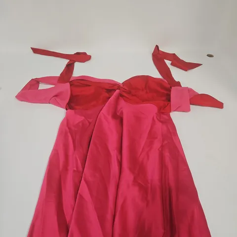 OMNES MAGGY MINI DRESS – RASPBERRY & BARBADOS CHERRY, UK 16