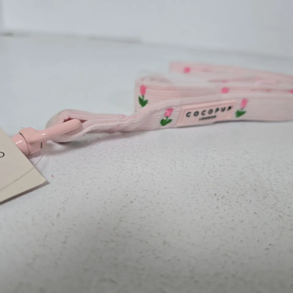 COCOPUP LONDON PINK FLORAL DOG LEASH