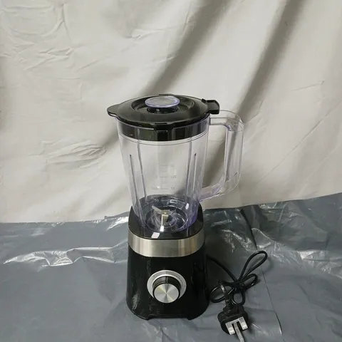 AMAZON BASICS COUNTERTOP BLENDER β BLACK WITH CLEAR JUG. UNBOXED