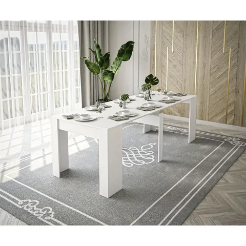BOXED ELLIS-JAY EXTENDABLE DINING TABLE (2 BOXES)