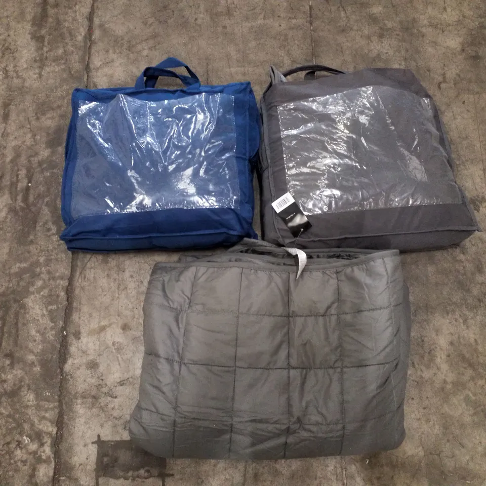 PALLET CONTAINING ASSORTED WEIGHTED BLANKETS