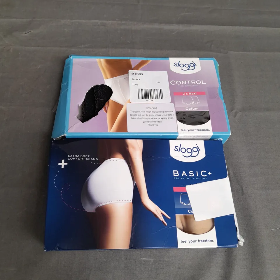 SLOGGI X3 WOMENS UNDERWEAR INCLUDING CONTROL AND BASIC+ SIZE 16