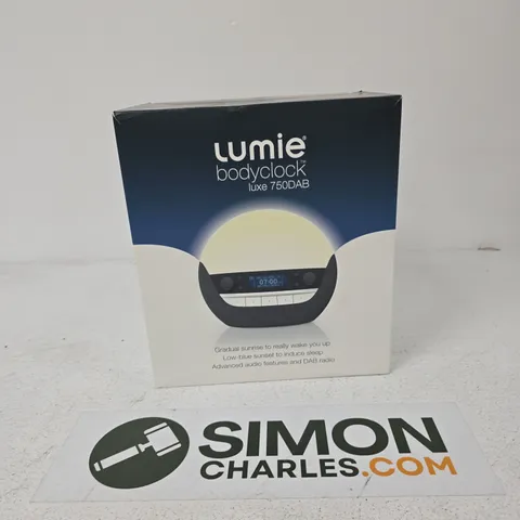 LUMIE BODYCLOCK LUXE 750DAB SUNRISE ALARM CLOCK – BOXED