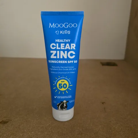 MOOGOO KIDS HEALTHY CLEAR ZINC SUNSCREEN SPF 50 – 120 G