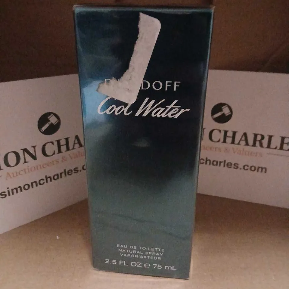 BOXED AND SEALED DAVIDOFF COOL WATER EAU DE TOILETTE 75ML