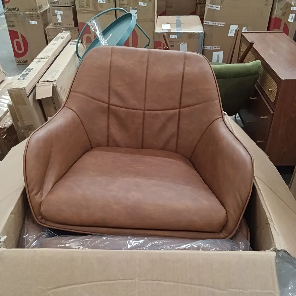 BOXED BAR STOOLS (SET OF 2) - BROWN (1 BOX)