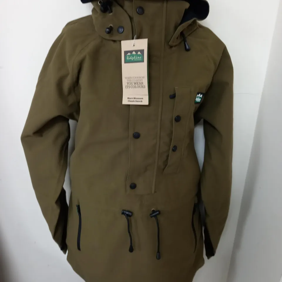 RIDGELINE MONSOON CLASSIC SMOCK IN TEAK - M