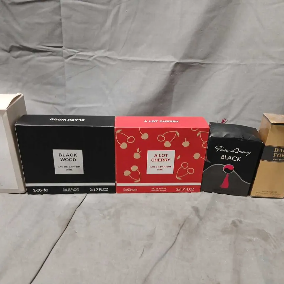 APPROXIMATELY TEN ASSORTED BOXED FRAGRANCES TO INCLUDE; AVON, CUPID AND DARK FORD