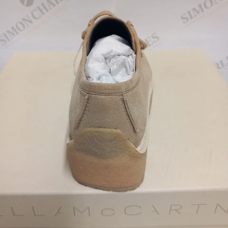 PAIR OF BOXED STELLA MCCARTNEY DESERT SHOES SIZE 38