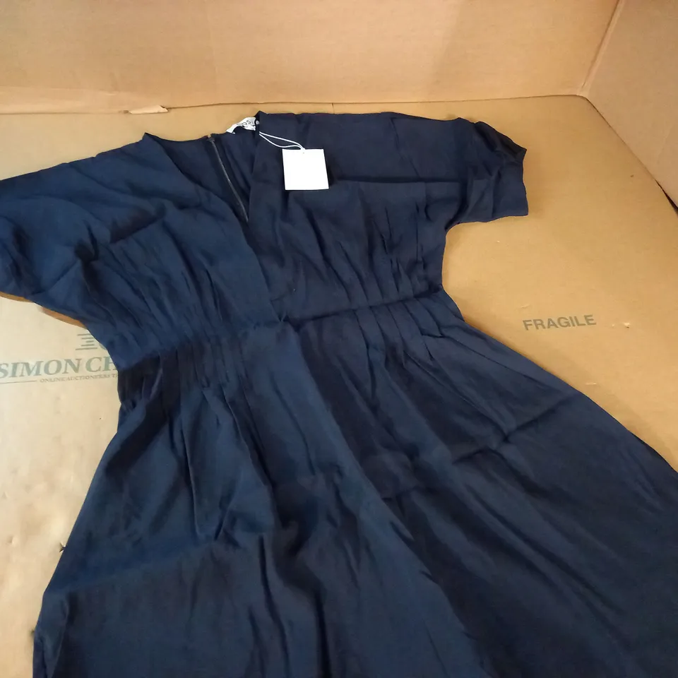 COS NAVY TUNIC STYLE TOP - UK 12