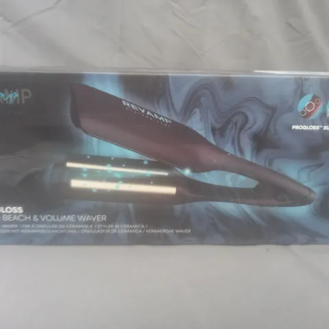 BOXED REVAMP PROGLOSS 2 IN 1 BEACH AND VOLUME WAVER WV-3000-EU