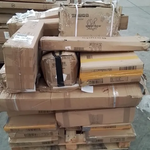 PALLET CONTAINING VARIOUS ASSORTED HOUSEHOLD CUSTOMER RETURNS TO INCLUDE: GAZEBOS, AND LOTS MORE UNMARKED BOXED ITEMS 