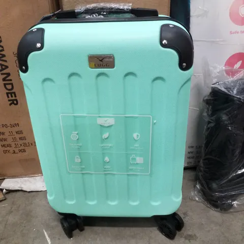 2 BOXED LUGG 20" TRAVEL LUGGAGE - TEAL