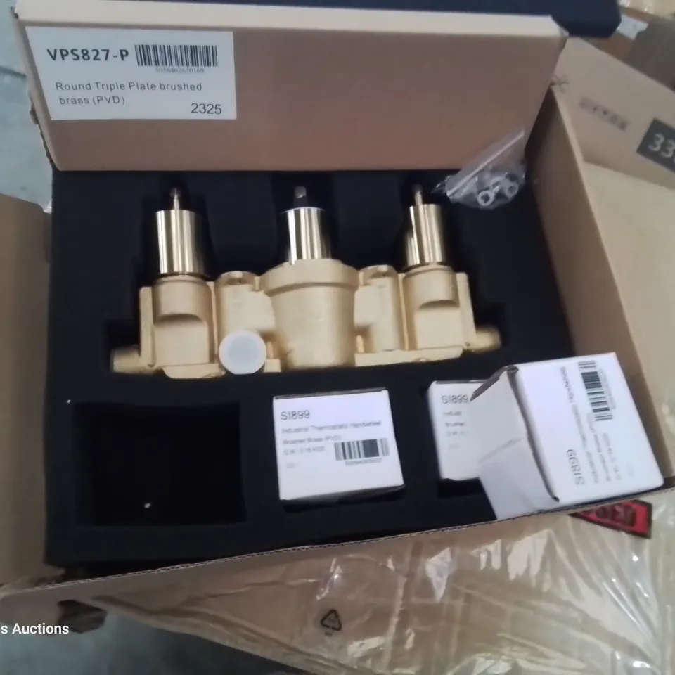 BOXED INDUSTRIAL SHOWER VALVES TRIPLE CONCEALED