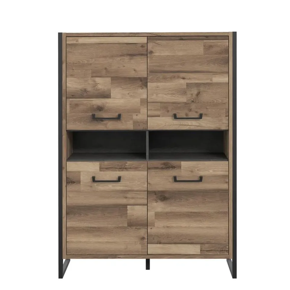 BOXED LATROBE 4-DOOR 10-SHELF STORAGE CABINET (2 BOXES)
