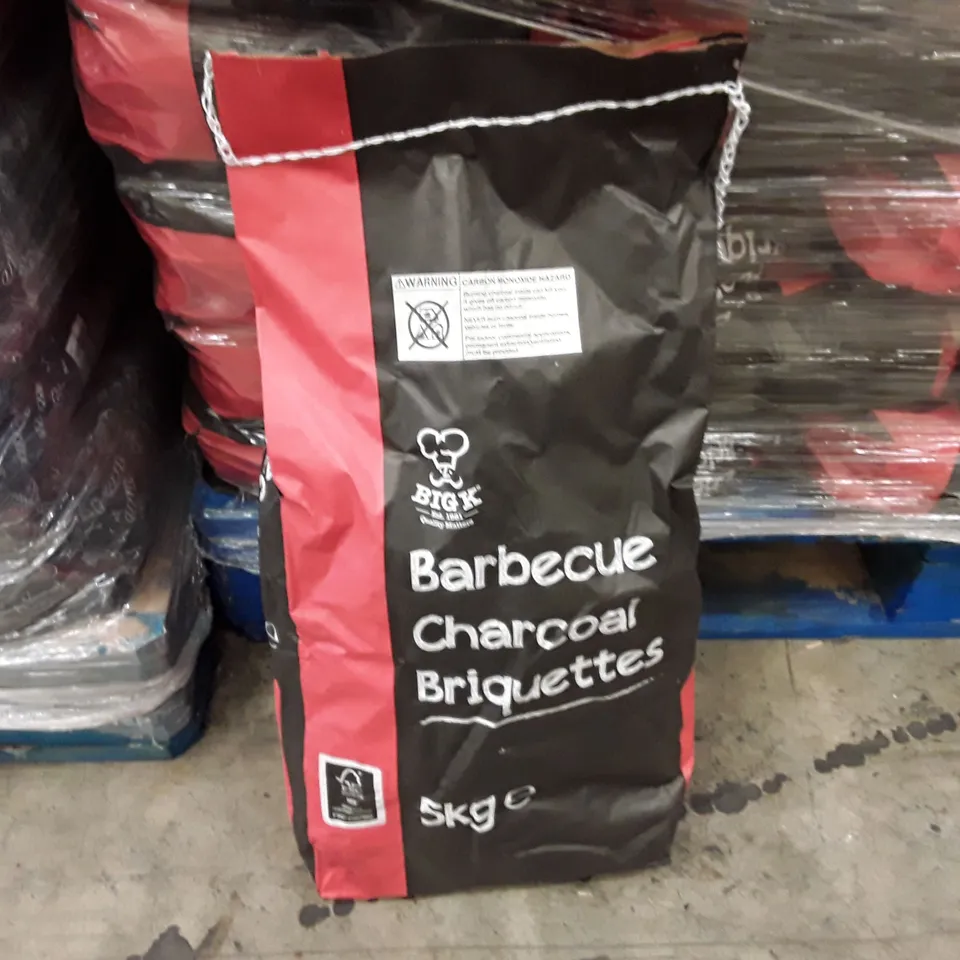 PALLET OF APPROXIMATELY 135 BAGS OF BARBECUE CHARCOAL BRIQUETTES
