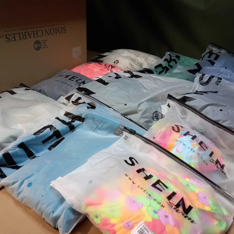 LOT OF APPROX 15 ASSORTED BAGGED SHEIN PRODUCTS