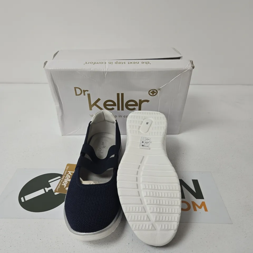 DR KELLER NAVY MESH SHOES – UK 5