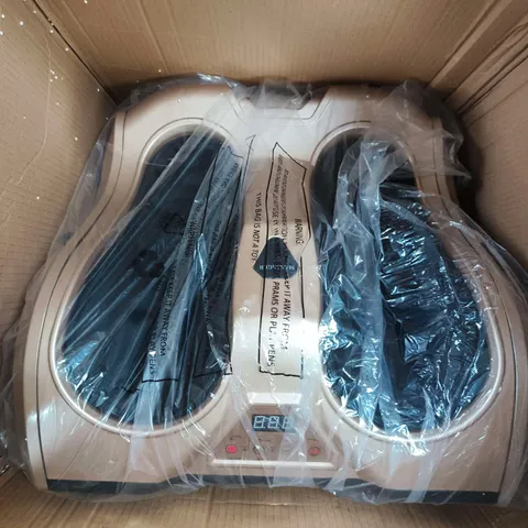 BOXED LEG MASSAGER β DUAL FOOT MASSAGER DEVICE