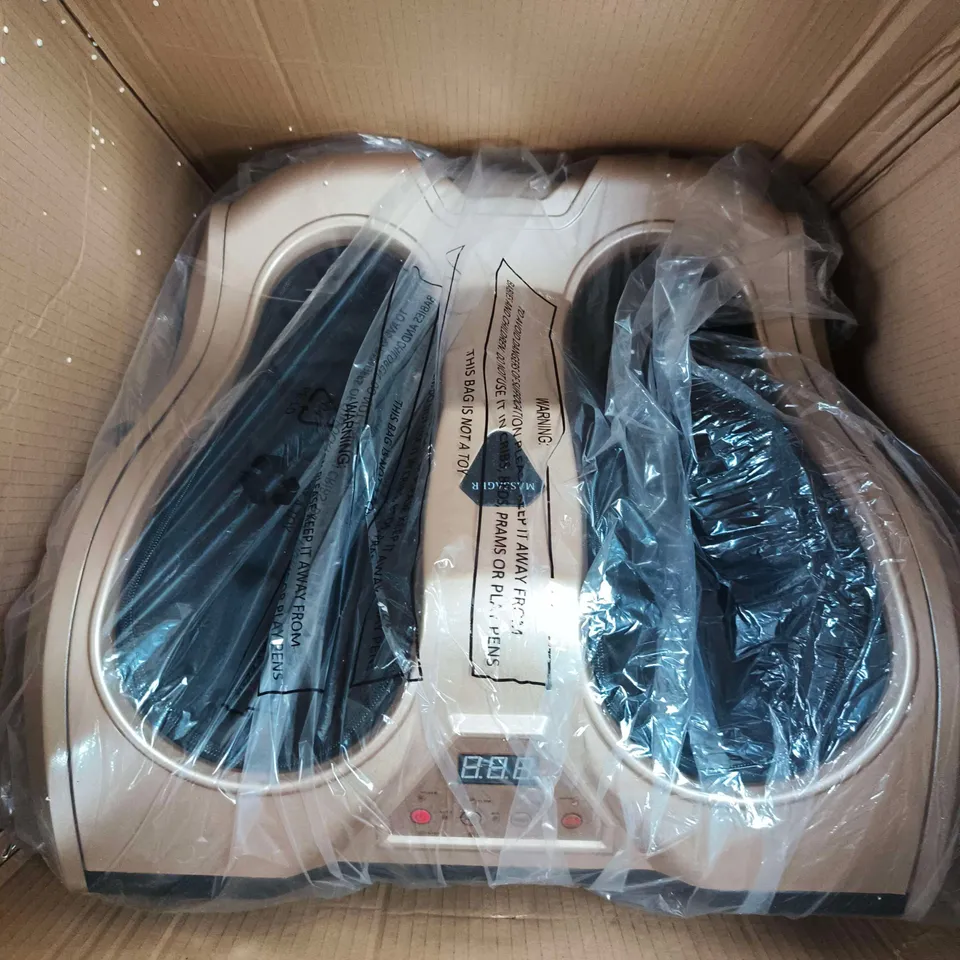 BOXED LEG MASSAGER – DUAL FOOT MASSAGER DEVICE