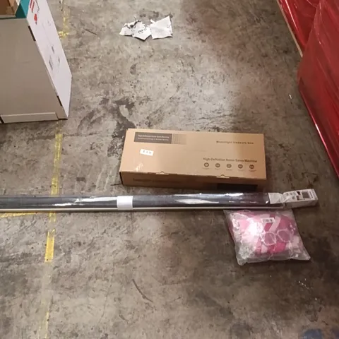 Pallet of assorted items including - children's costume, high definition home game machine, roller blinds