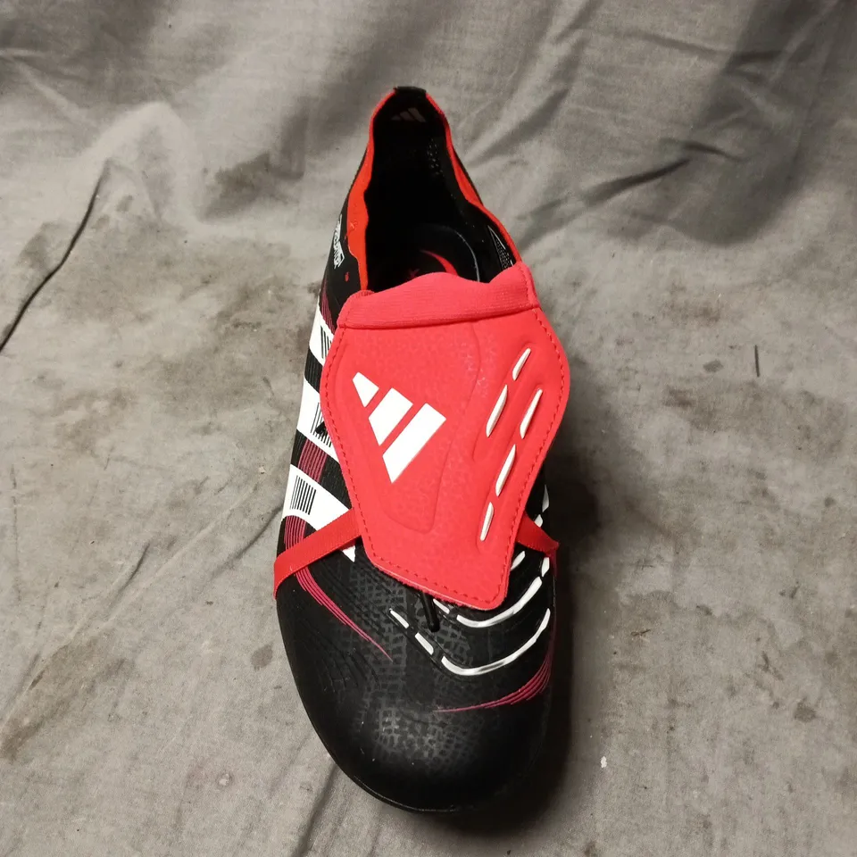 ADIDAS PREDATOR FOOTBALL BOOTS – BLACK/RED SIZE 8