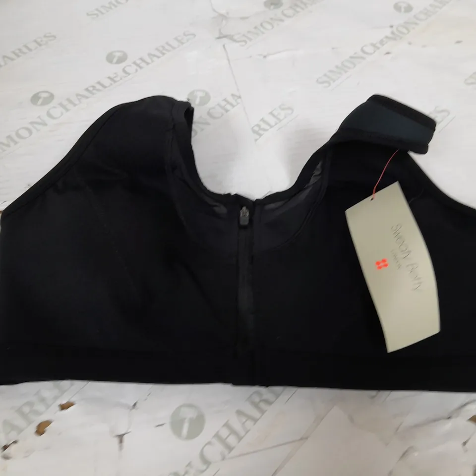 SWEATY BETTY POWER ICON TRAIN BRA IN BLACK - XL