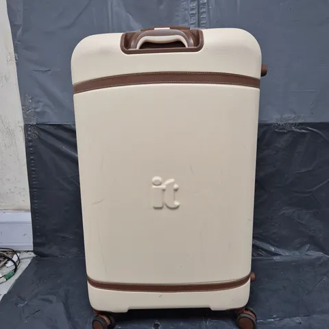 IT LUGGAGE EXTRAVAGANT CREAM CABIN SUITCASE 
