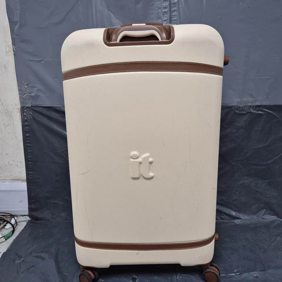 IT LUGGAGE EXTRAVAGANT CREAM CABIN SUITCASE 