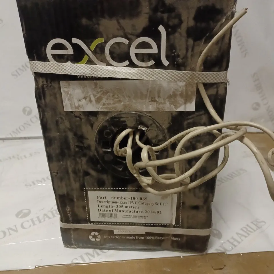 BOXED EXCEL WALL CABLE CAT5E PVC