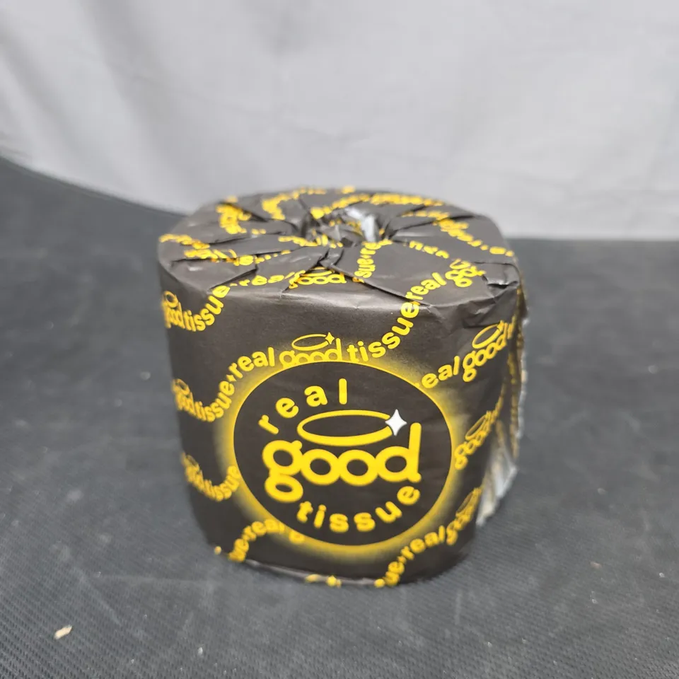 BOX OF APPROXIMATELY 24 INDIVIDUALLY WRAPPED REAL GOOD TOILET TISSUES