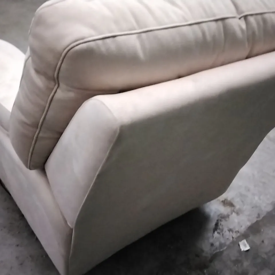 QUALITY BRITISH DESIGNER G PLAN MANUFACTURED SEATTLE ELECTRICAL RECLINER CHAIR - STINGRAY LINEN FABRIC