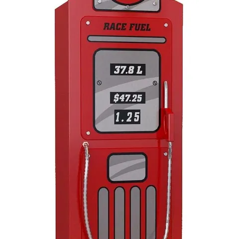 BOXED RETRO FUEL STATION WARDROBE - RED (1 BOX)