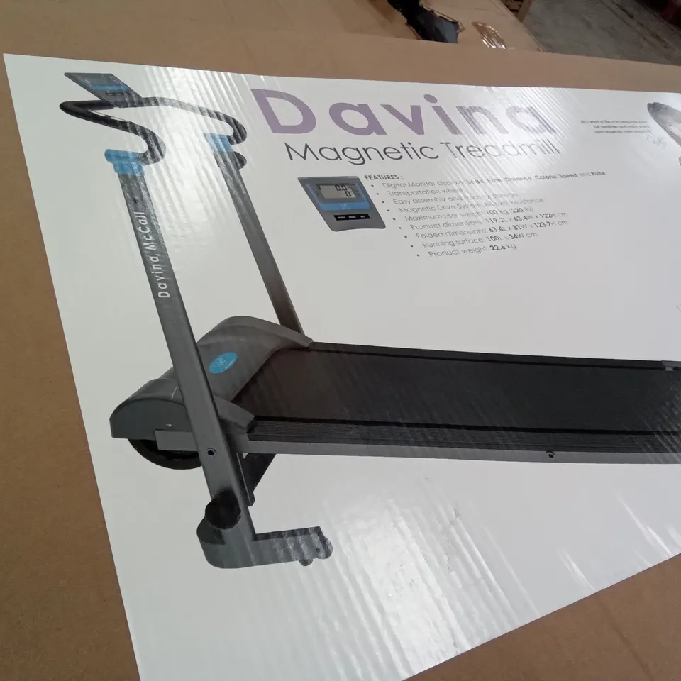 DAVINA FITNESS MAGNETIC WALKING MANUAL TREADMILL