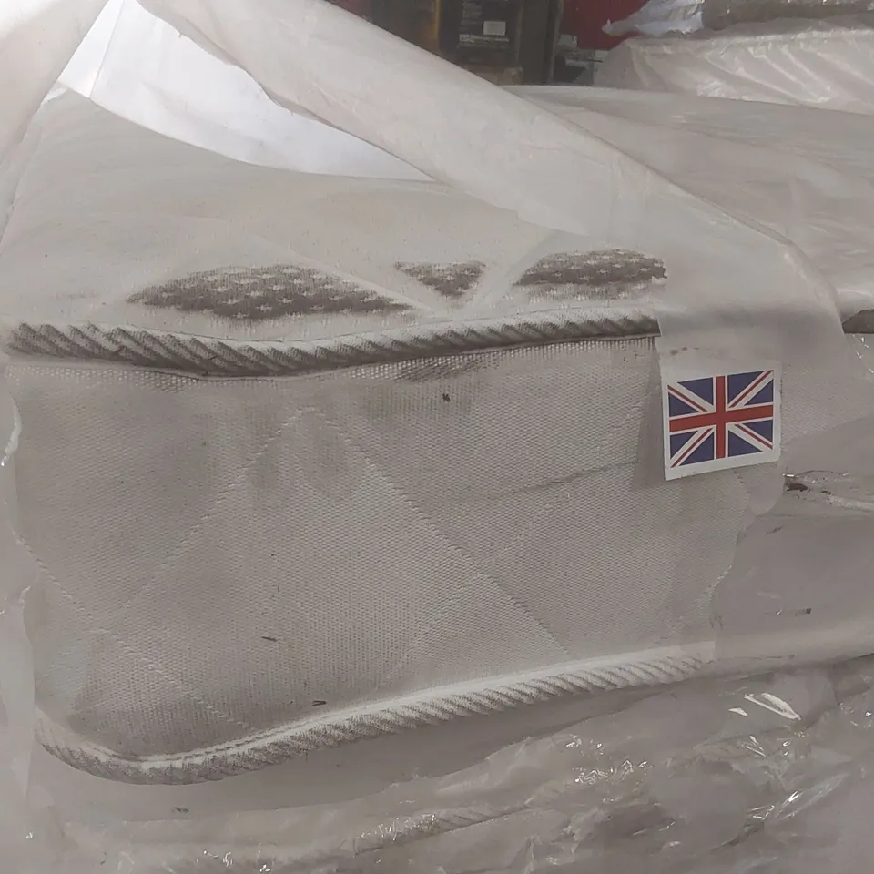 QUALITY BAGGED DOUBLE 135cm AIRSPRUNG LUXURY QUILTED MEDIUM MATTRESS