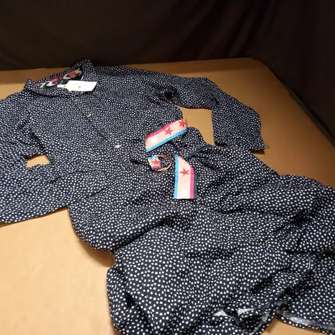 EMILY LOVELOCK POLKA DOT SHIRT DRESS - 16
