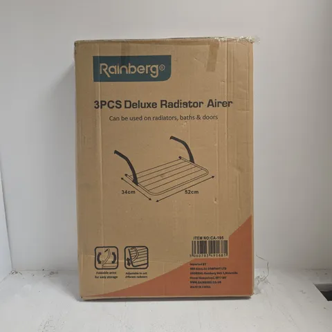 BOXED RAINBERG DELUXE RADIATOR AIRER β 3 PIECES