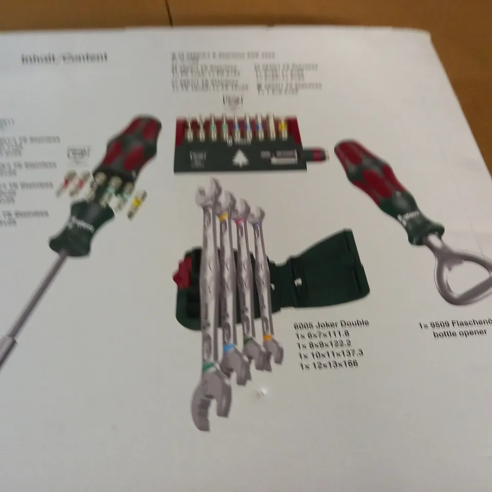 BOXED WERA TOOL ADVENT CALENDER