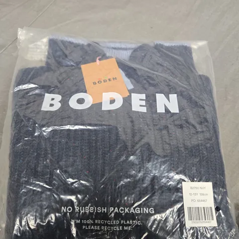 BODEN JUMPER NAVY SIZE 12-13Y 