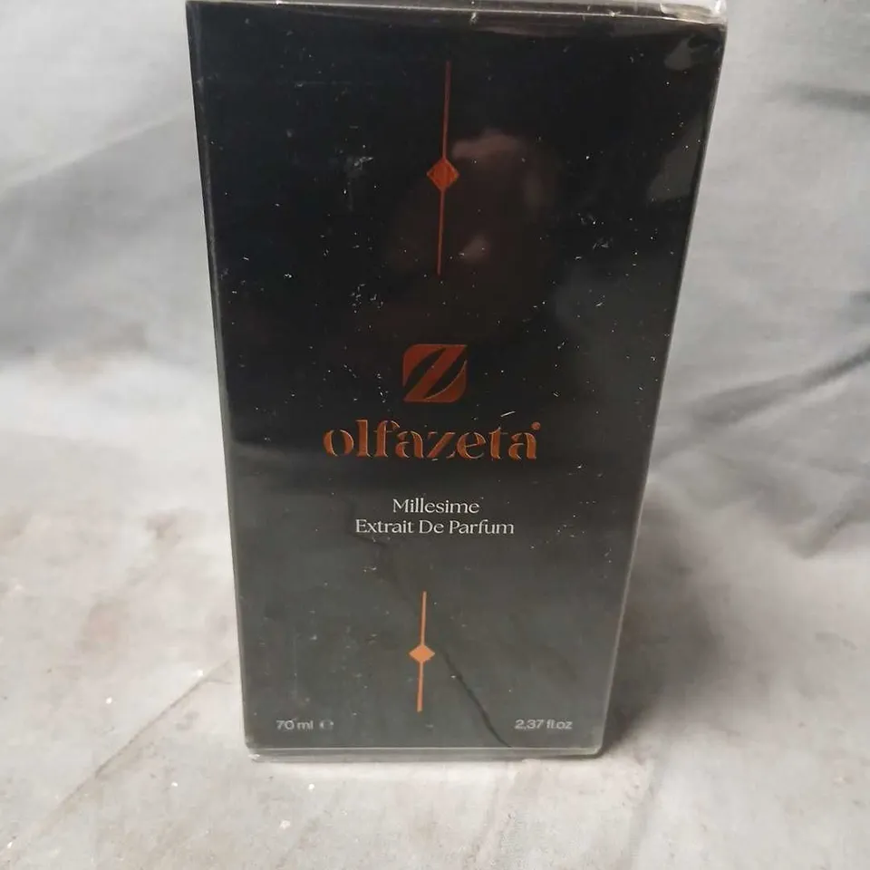 BOXED AND SEALED OLFAZETA MILLESIME EXTRAIT DE PARFUM 70ML