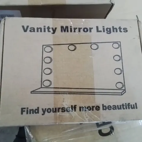 BOXED VANITY MIRROR LIGHTS