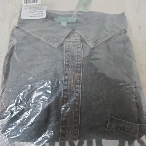 LA MAREY DENIM LONG SLEEVE SHIRT, DUSTY BLUE - SIZE XL