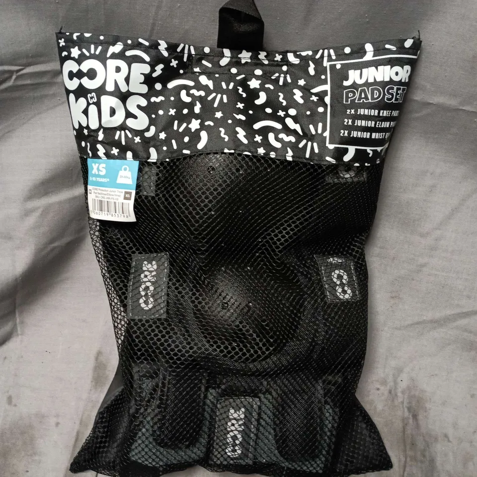 CORE KIDS JUNIOR PAD SET XS – KNEE, ELBOW & WRIST GUARDS
