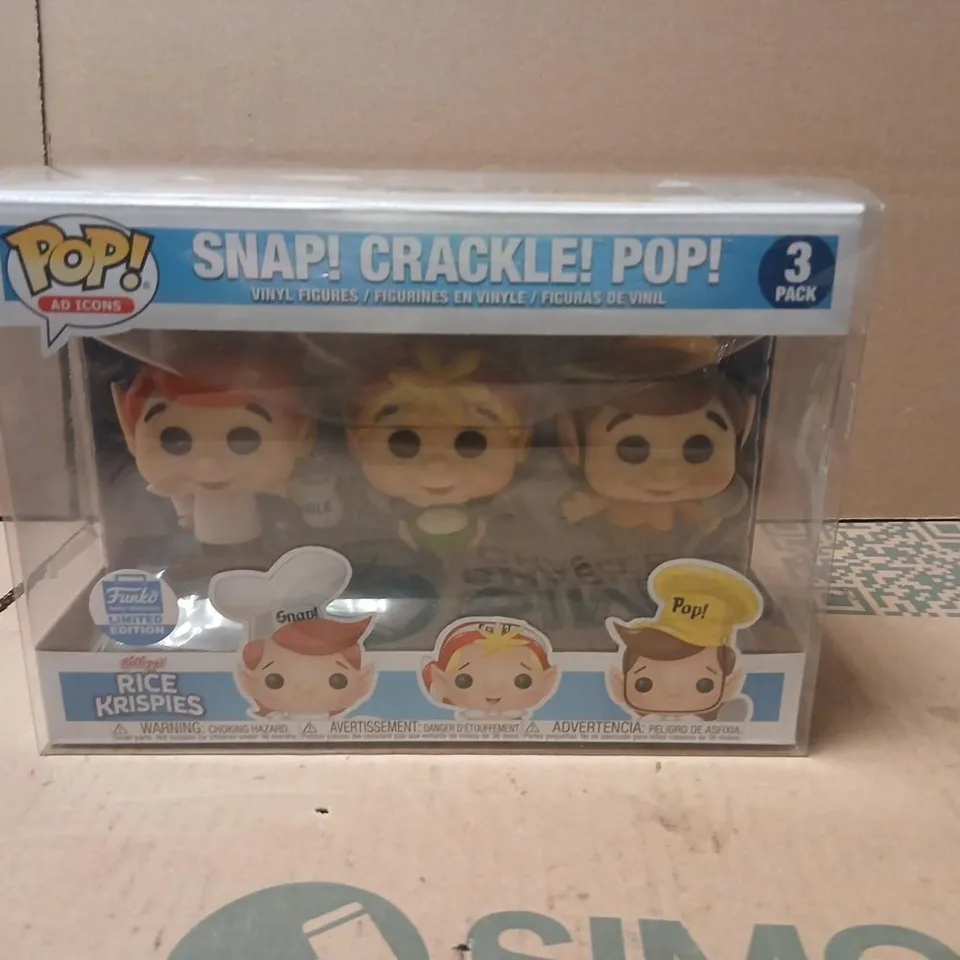 FUNKO POP! SNAP! CRACKLE! POP! RICE KRISPIES 3-PACK – BOXED