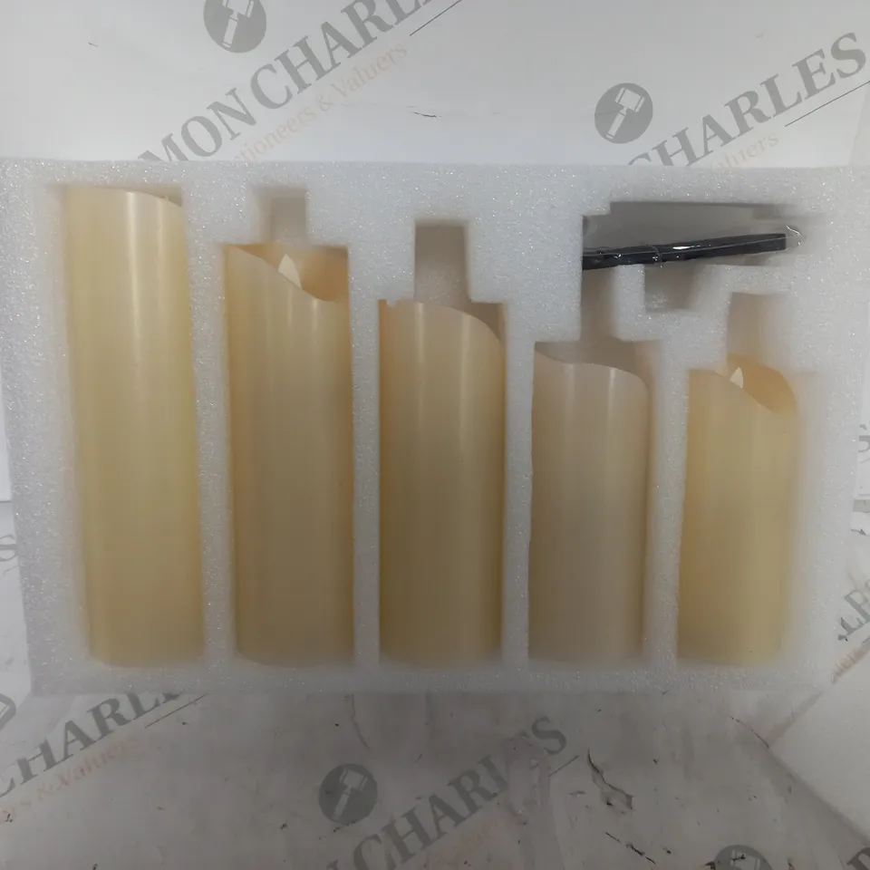 ELEGANT FLAMELESS REAL WAX CANDLES