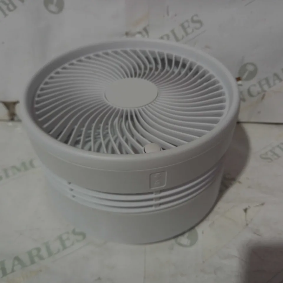 BELL & HOWELL OSCILLATING ADJUSTABLE FOLDING RECHARGEABLE STAND FAN