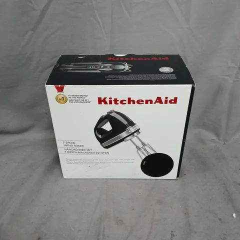 KITCHENAID 7 SPEED HAND MIXER IN BLACK - NO ATTACHMENTS